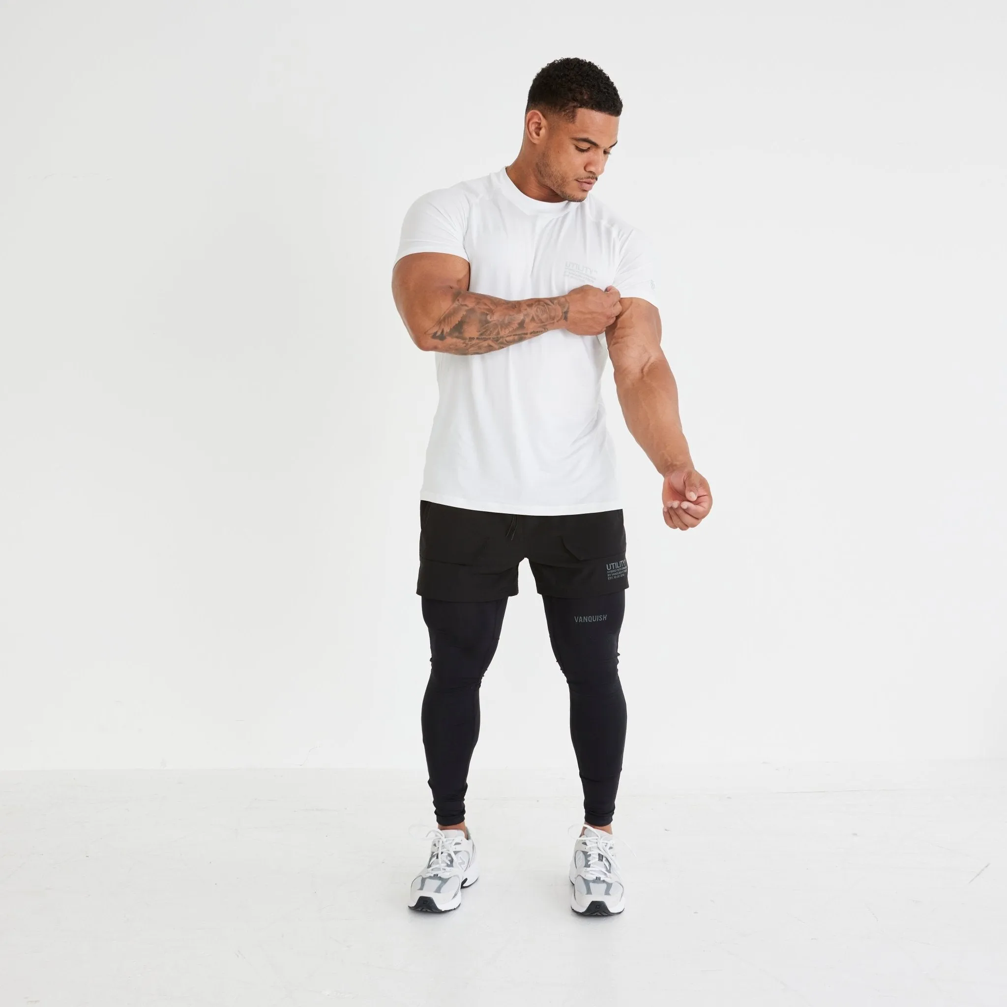 Vanquish Utility Black Base Layer Leggings