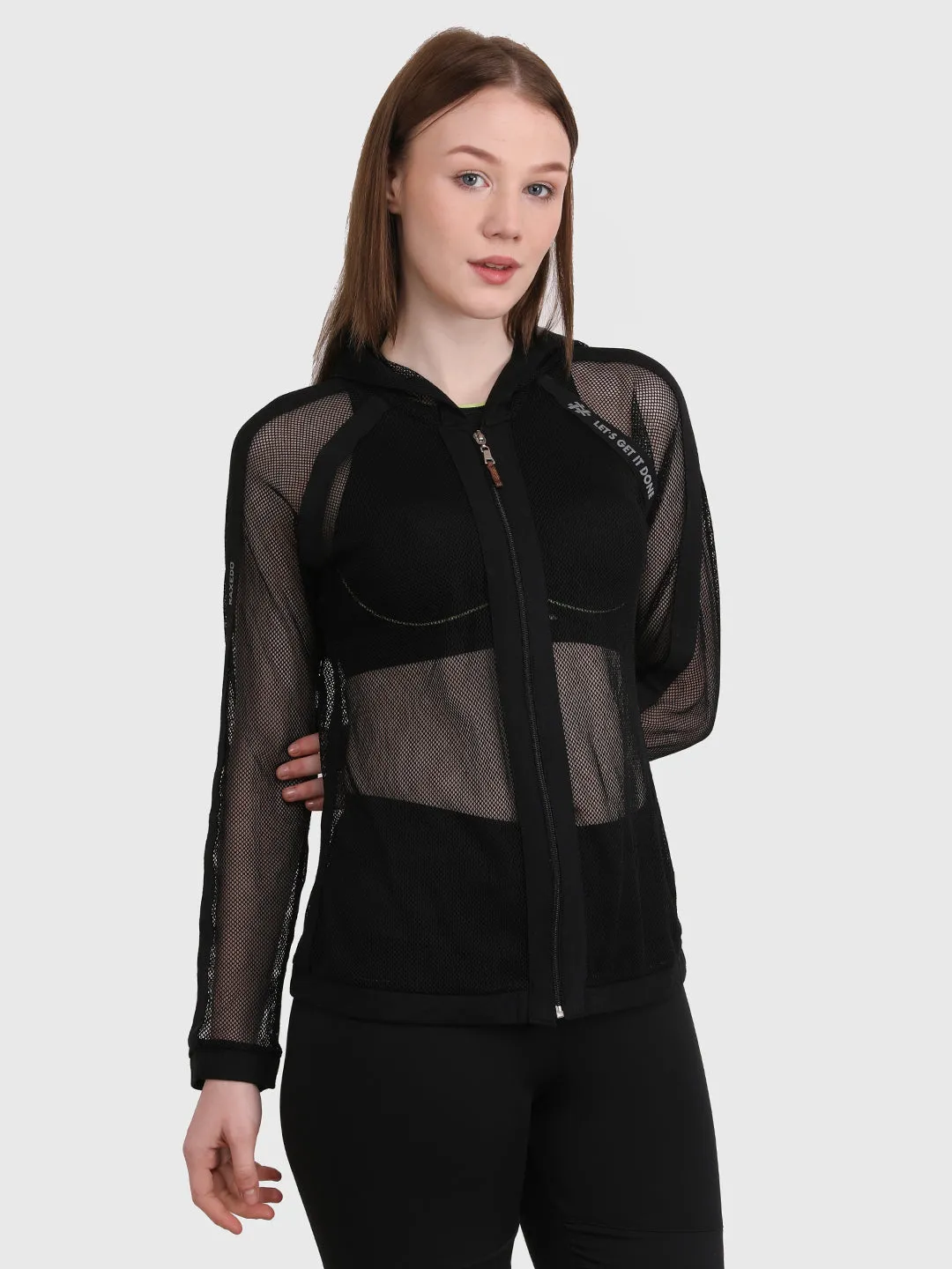 Women’s Active Mesh Zipper Jacket