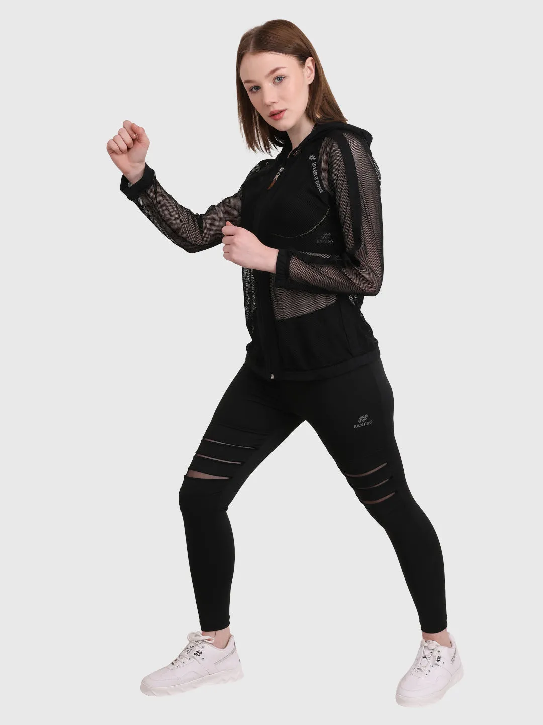 Women’s Active Mesh Zipper Jacket