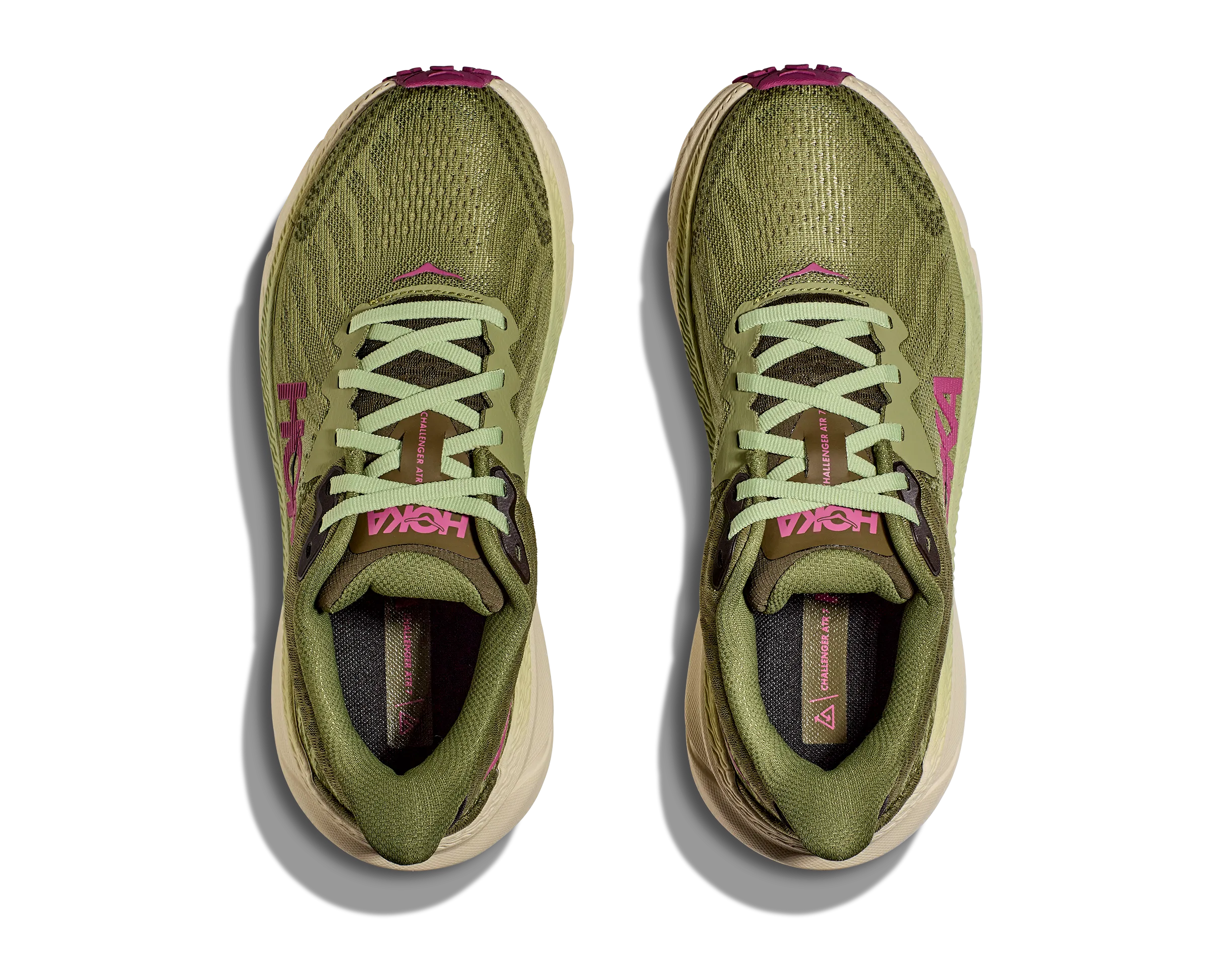 WOMEN'S HOKA CHALLENGER ATR 7 1134498FBT COLOR: FOREST FLOOR/BEET ROOT