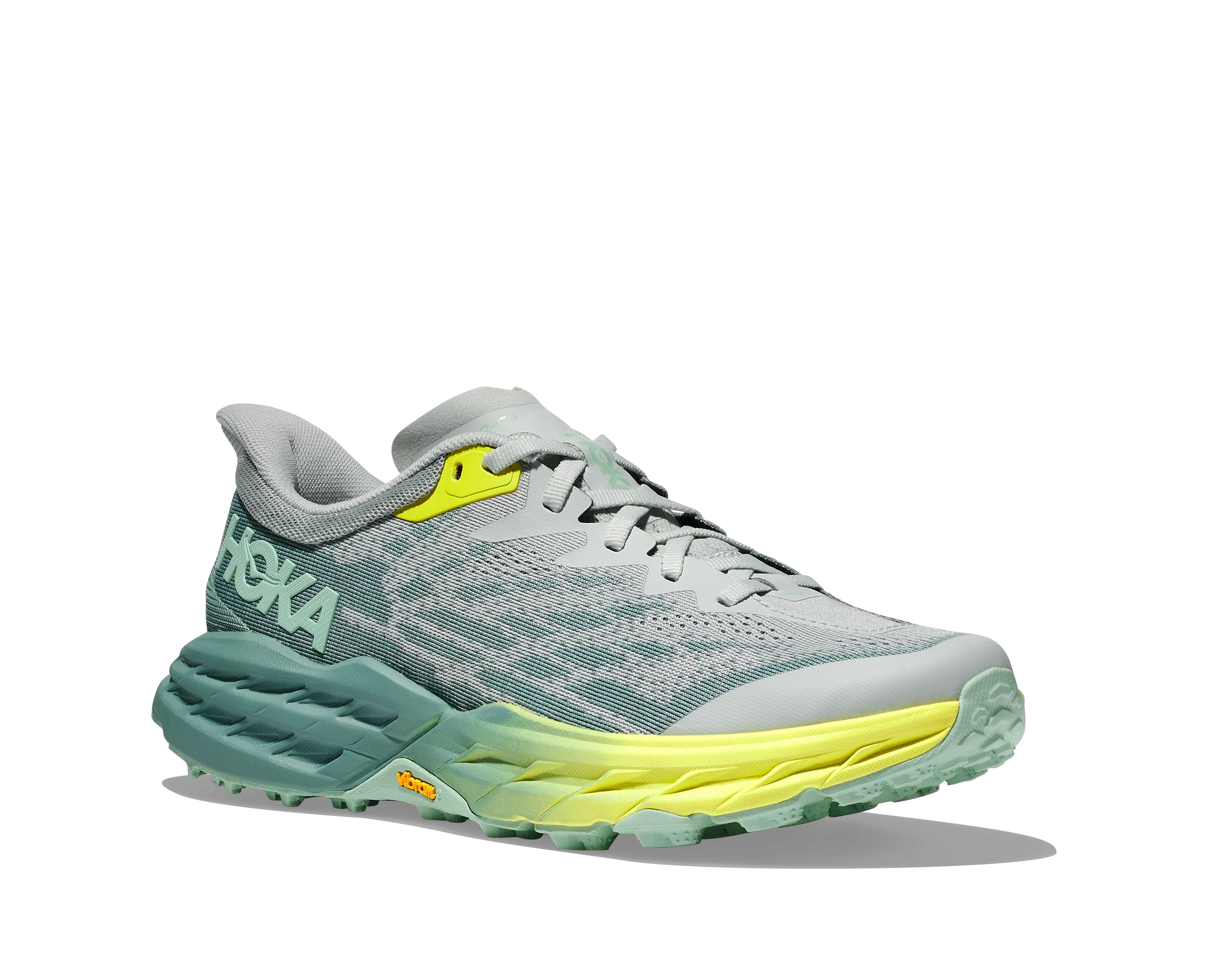 Women's Hoka Speedgoat 5 Color: Mercury/Trellis (WIDE WIDTH)